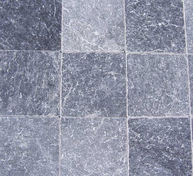 Blue marble paver tumbled